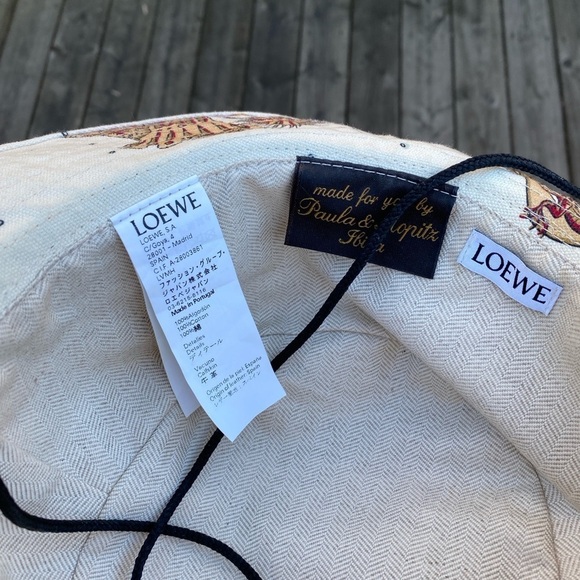 Rare LOEWE X Paula Ibiza Dove Bucket Hat - Picture 8 of 16